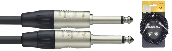 Instrumenten Spiralkabel 3.0m Stagg NGCC3R