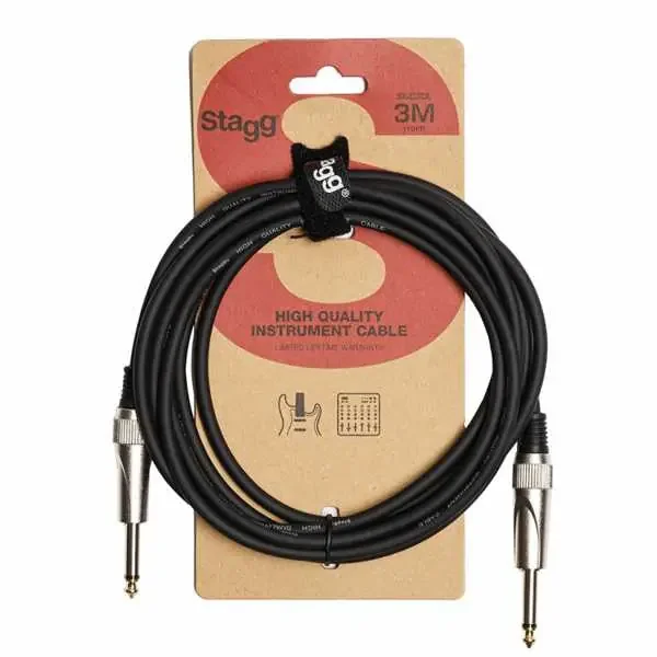 Instrumentenkabel 3.0m Stagg SGC3DL