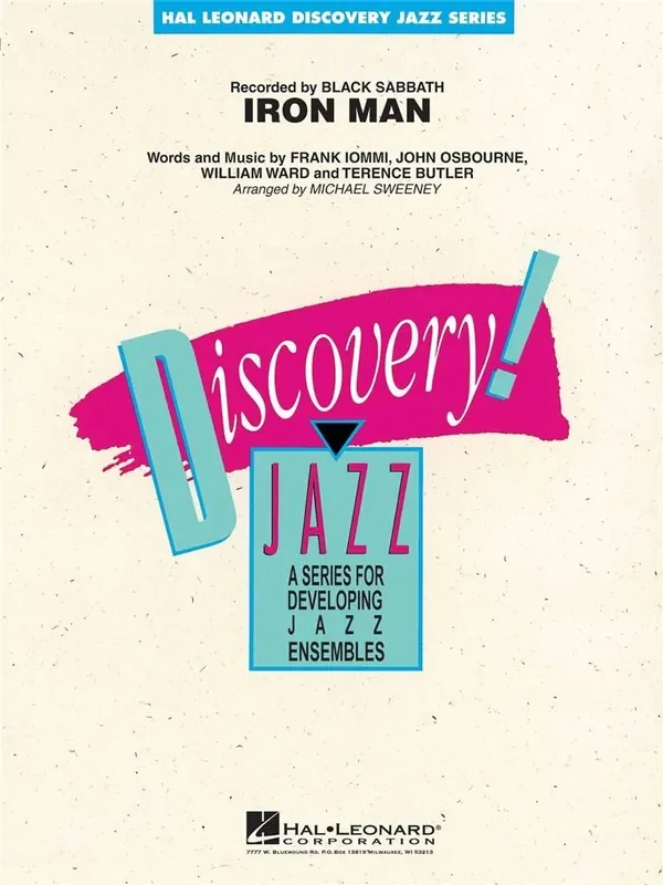 Iron Man (Arr. Michael Sweeney) Jazz Ensemble