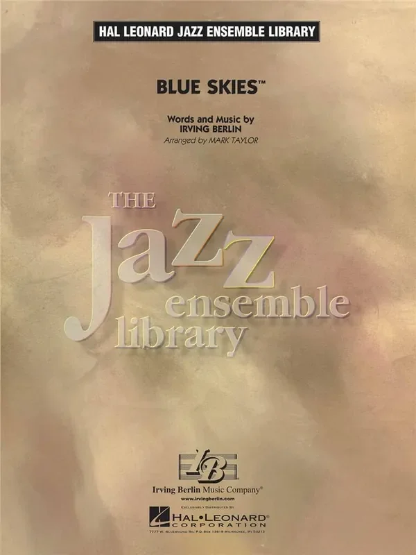 Irving Berlin Blue Skies (Arr. M. Taylor) Jazz Ensemble