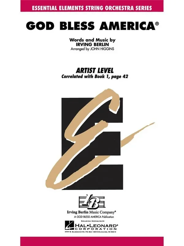 Irving Berlin God Bless America (Arr. John Higgins) Streichorchester
