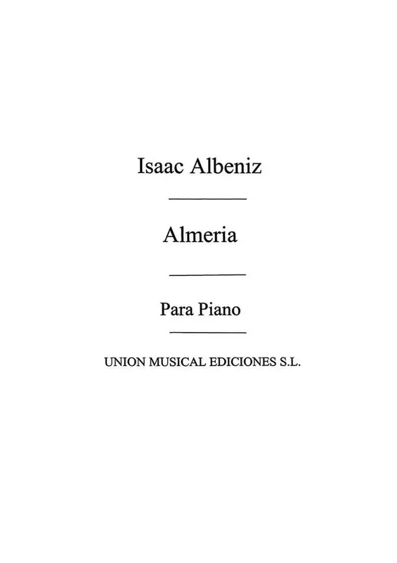 Isaac Albéniz Almeria From Iberia (Surinach) Orchester