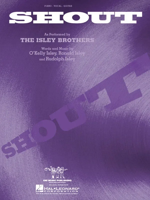 Isley Brothers Shout Klavier, Gesang, Gitarre (Songbooks)