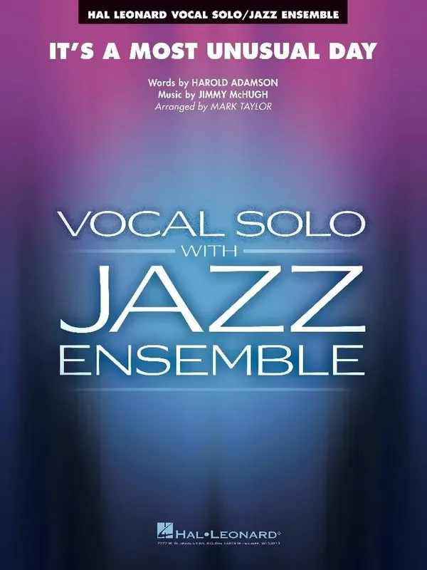 It‘s a Most Unusual Day Jazz Ensemble mit Gesang