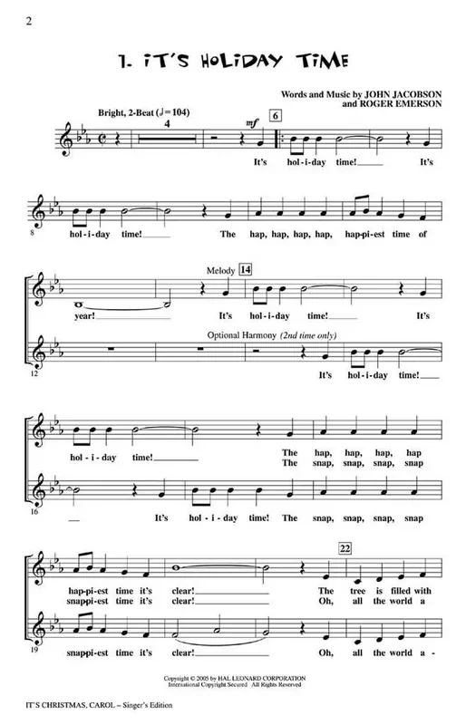 It‘s Christmas, Carol!