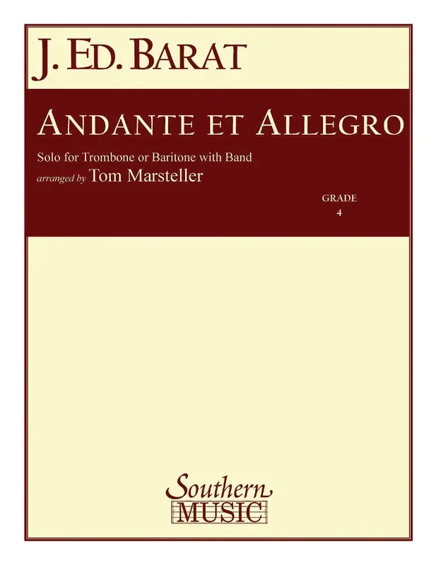 J.E. Barat Andante And Allegro (Arr. Robert Marsteller) Blasorchester
