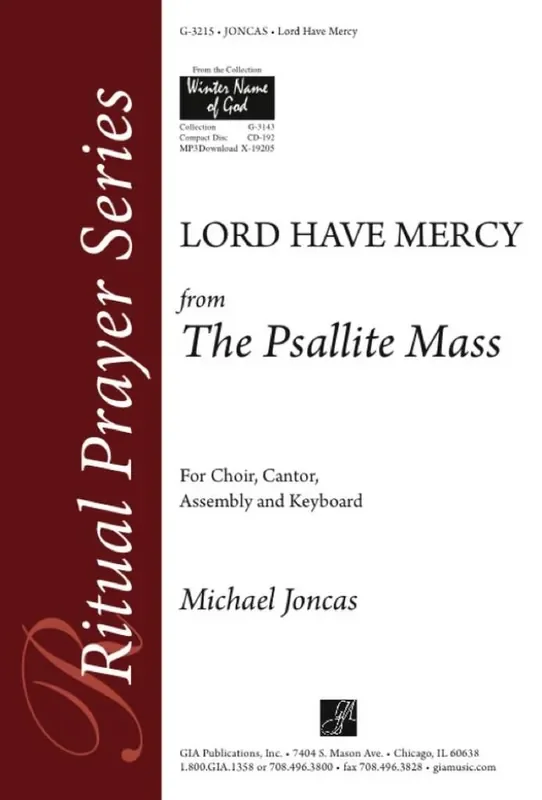 J. Michael Joncas Lord, Have Mercy Gemischter Chor mit Klavier/Orgel