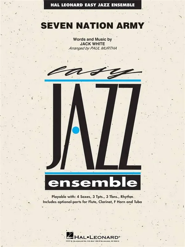 Jack White Seven Nation Army (Arr. Paul Murtha) Jazz Ensemble