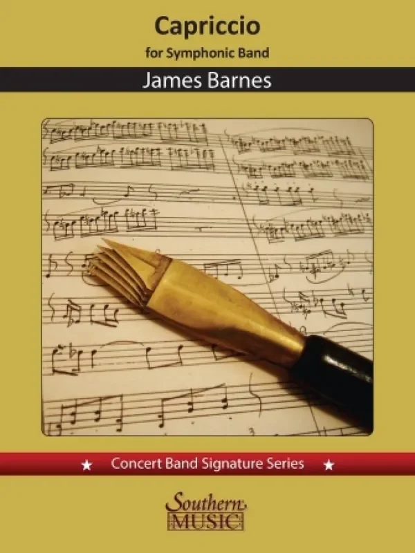 James Barnes Capriccio, Op 170 (Full Score) Blasorchester