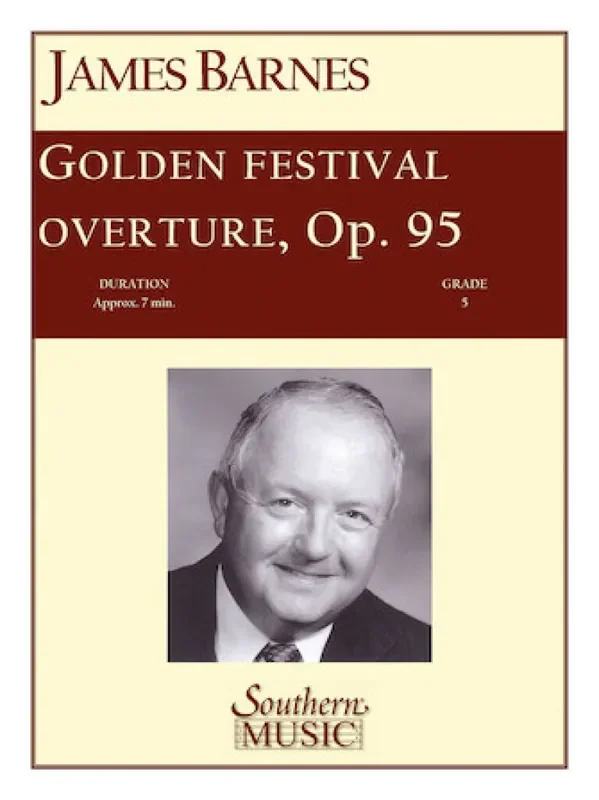 James Barnes Golden Festival Overture Blasorchester