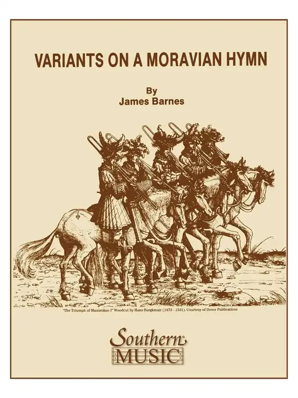 James Barnes Variants On A Moravian Hymn Blasorchester