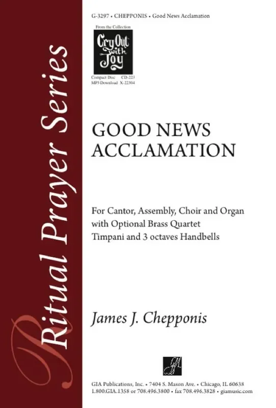 James Chepponis Good News Acclamation Gemischter Chor mit Begleitung