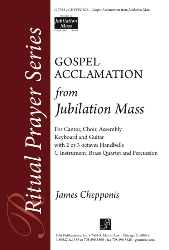 James Chepponis Gospel Acclamation from Jubilation Mass Gemischter Chor mit Klavier/Orgel