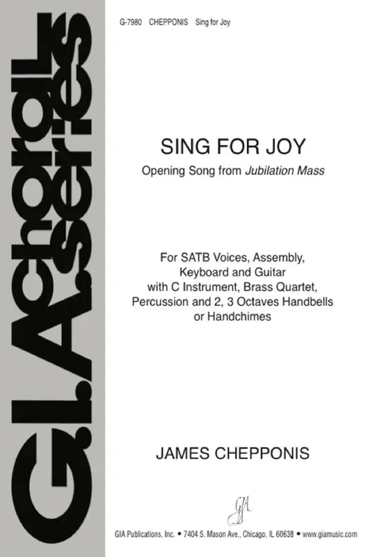 James Chepponis Sing for Joy Gemischter Chor mit Begleitung