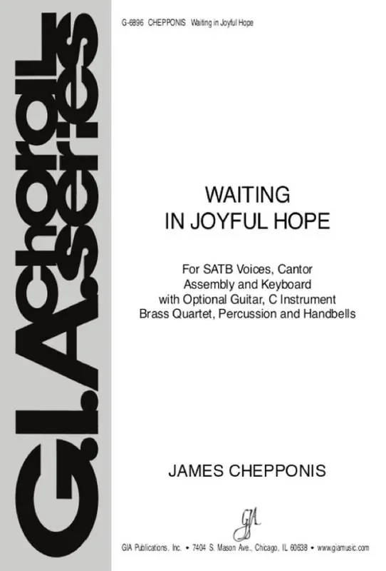 James Chepponis Waiting in Joyful Hope Gemischter Chor mit Ensemble