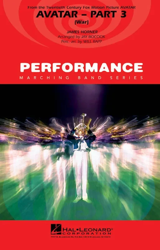 James Horner Avatar – Part 3 (Arr. Jay Bocook) Marching Band