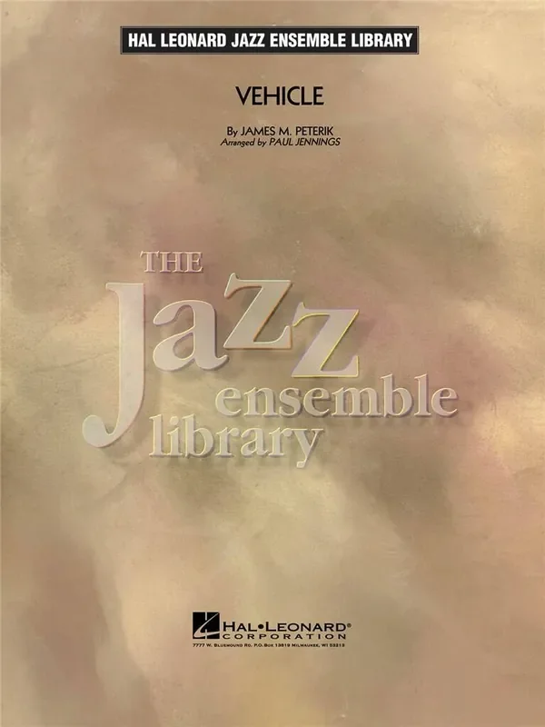 James M. Peterik Vehicle (Arr. Paul Jennings) Jazz Ensemble