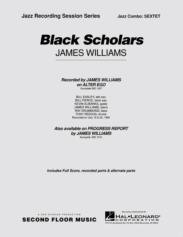 James Williams Black Scholars – Sextet Jazz Ensemble