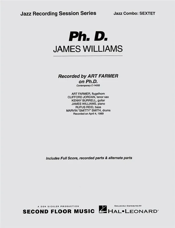 James Williams Ph.D. Jazz Ensemble