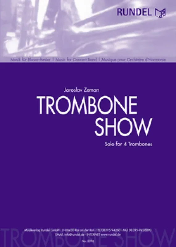 Jaroslav Zeman Trombone Show Blasorchester