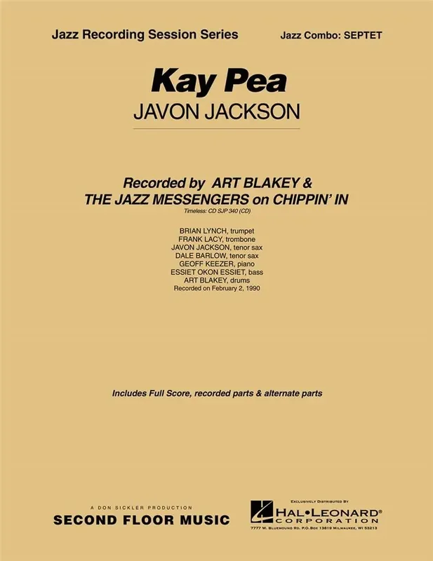 Javon Jackson Kay Pea Jazz Ensemble