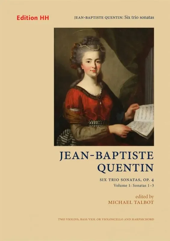 Jean-Baptiste Quentin Six trio sonatas Vol. 1 op. 4/1-3 Band 1 Kammerensemble