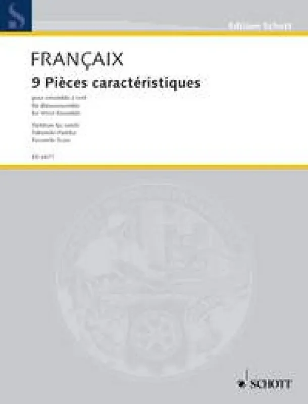 Jean Françaix 9 characteristic Pieces Bläserensemble