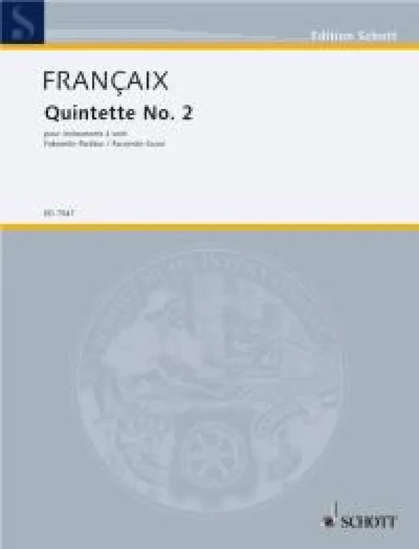 Jean Françaix Quintet No. 2 Bläserensemble