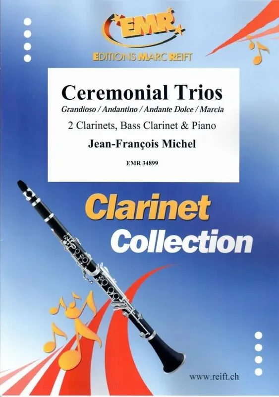 Jean-François Michel Ceremonial Trios Klarinette Ensemble