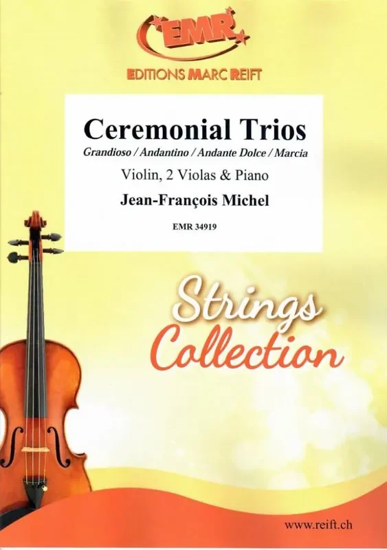 Jean-François Michel Ceremonial Trios Klavierquartett