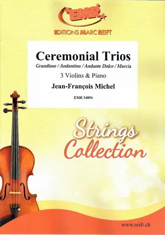 Jean-François Michel Ceremonial Trios Violinensemble