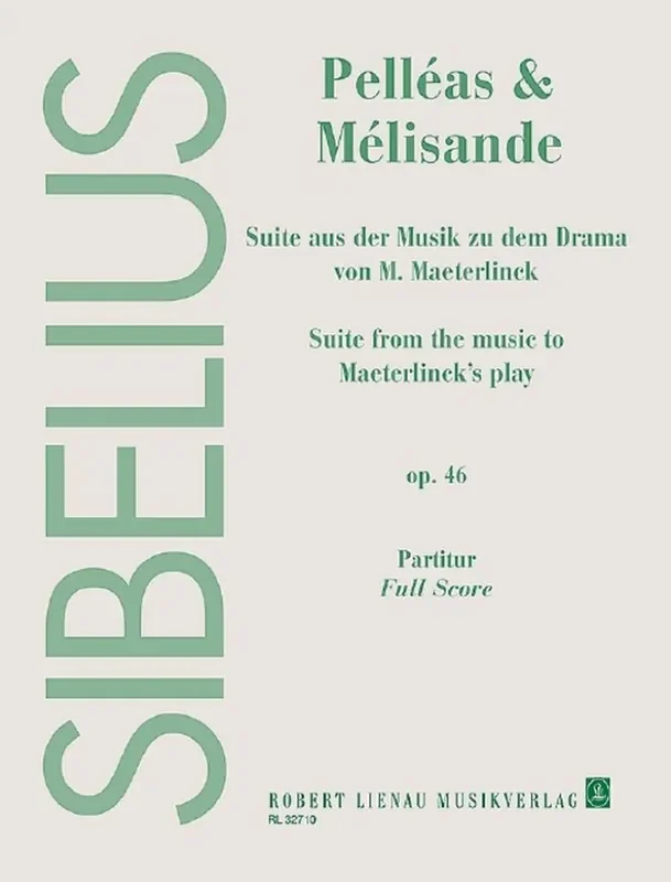 Jean Sibelius Pelléas und Mélisande op. 46 Kammerorchester