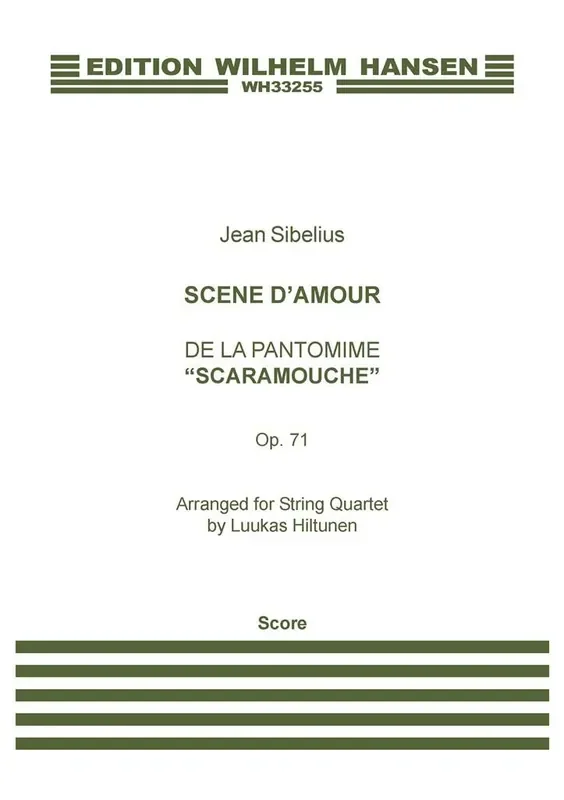Jean Sibelius Scene D‘Amour Streichquartett