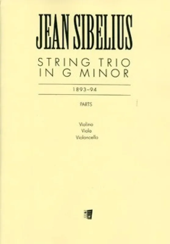 Jean Sibelius Streichtrio g-moll Streichtrio