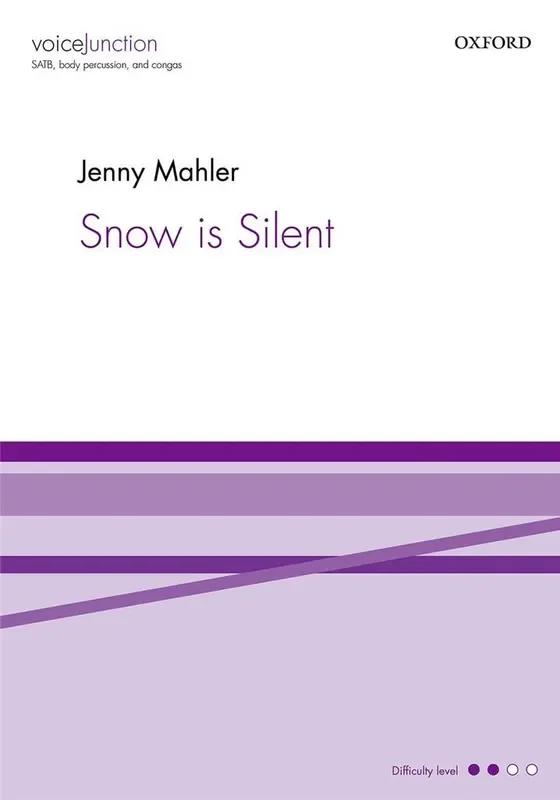 Jenny Mahler Snow is silent Gemischter Chor mit Begleitung
