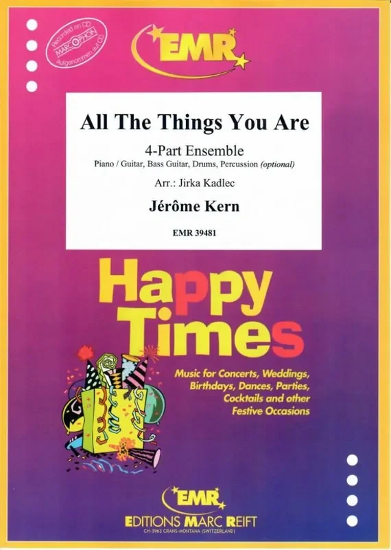 Jerome Kern All The Things You Are (Arr. Jirka Kadlec) Variables Ensemble