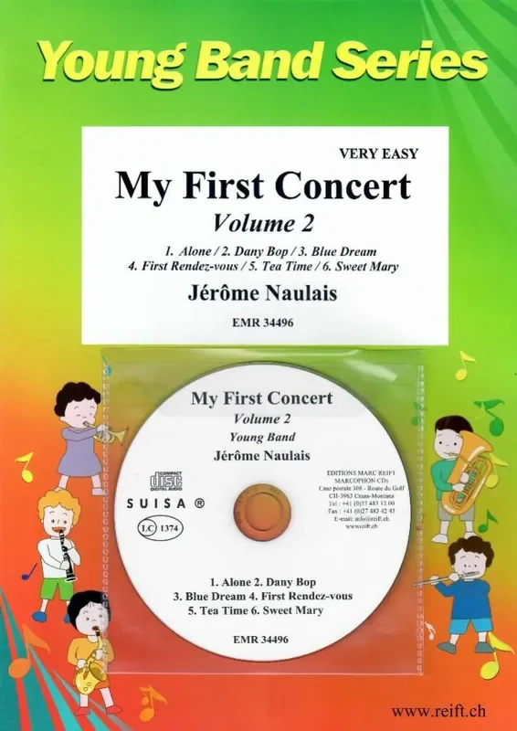 Jérôme Naulais My First Concert Volume 2 Blasorchester