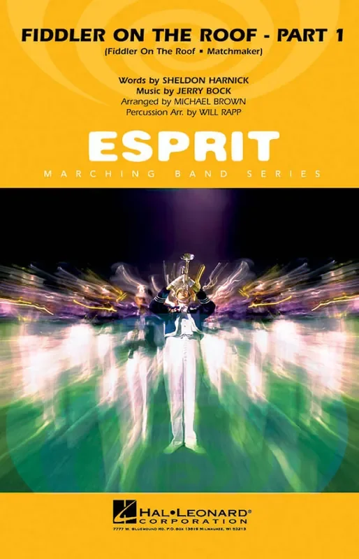 Jerry Bock Fiddler on the Roof – Part 1 (Arr. Michael Brown) Marching Band