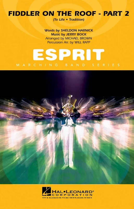 Jerry Bock Fiddler on the Roof – Part 2 (Arr. Michael Brown) Marching Band