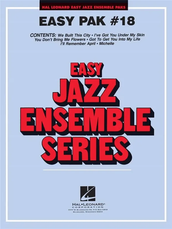 Jerry Nowak Easy jazz Ensemble Pak 18 Jazz Ensemble