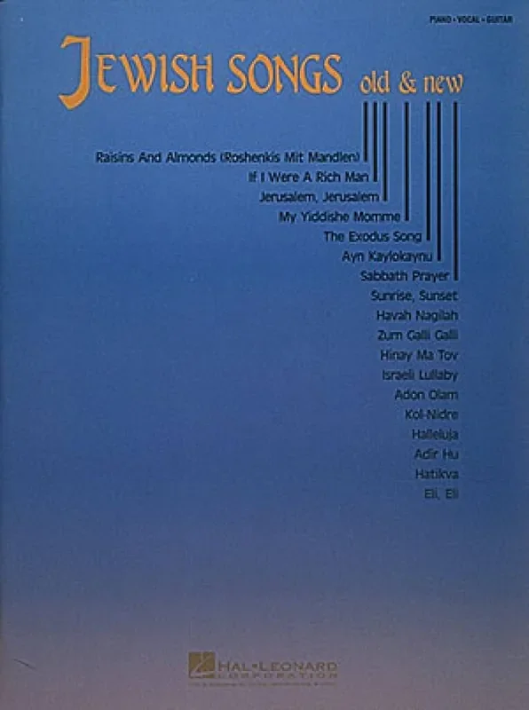 Jewish Songs Old And New Klavier, Gesang, Gitarre (Songbooks)