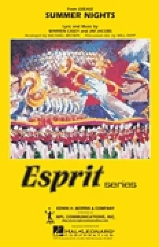 Jim Jacobs Summer Nights from Grease (Arr. Michael Brown) Marching Band