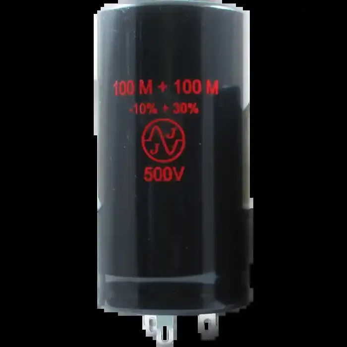 JJ 100uF+100uF, 500V Radiaal