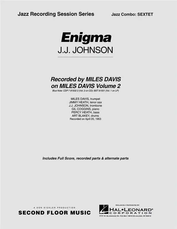 JJ Johnson Enigma Jazz Ensemble