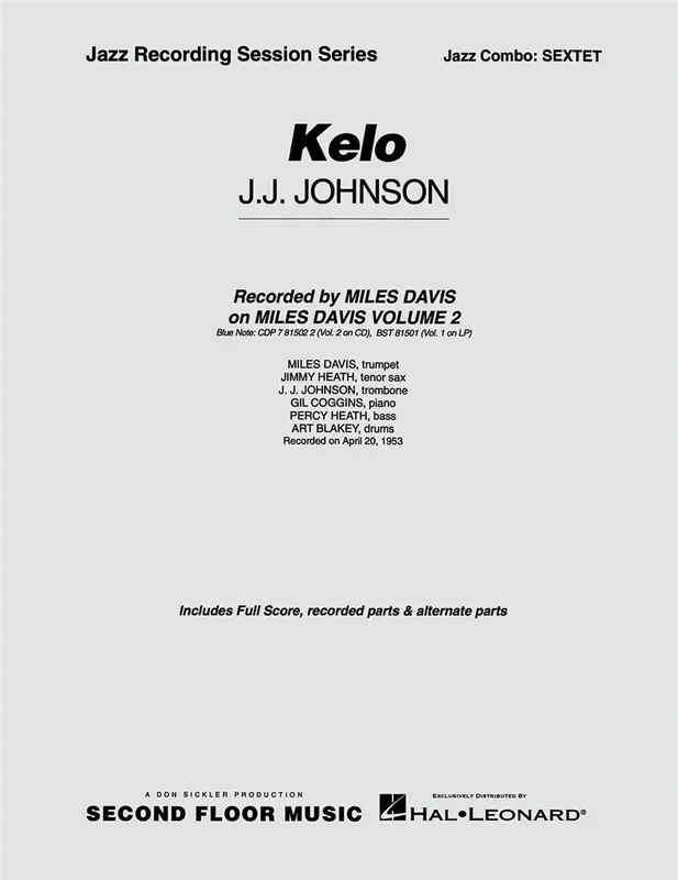 JJ Johnson Kelo Jazz Ensemble