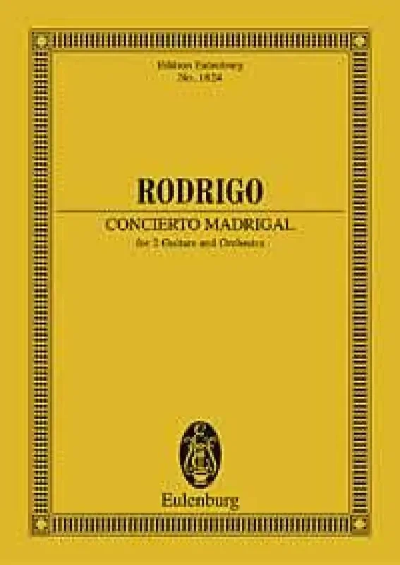 Joaquín Rodrigo Concierto Madrigal Orchester
