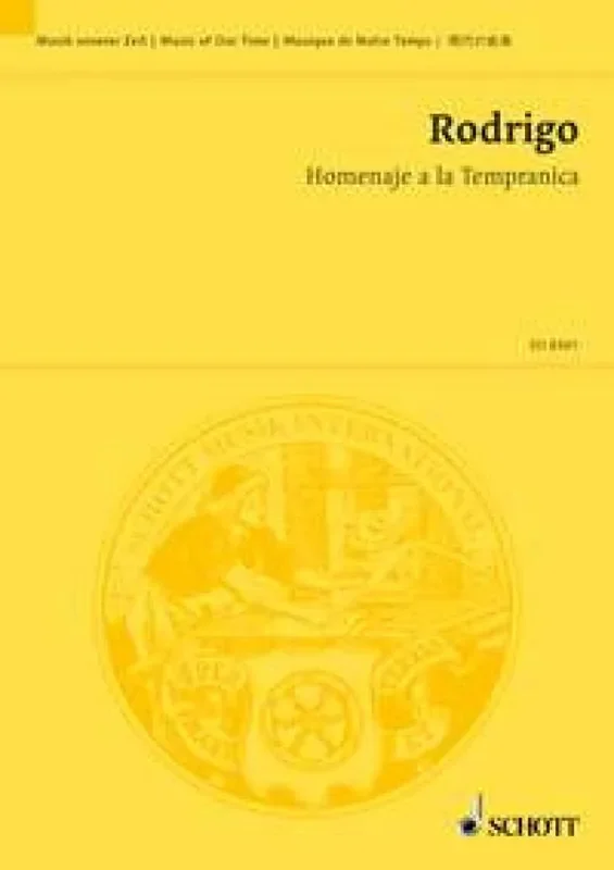 Joaquín Rodrigo Homenaje a la Tempranica Orchester
