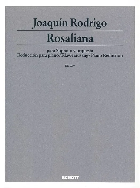 Joaquín Rodrigo Rosaliana Kammerorchester