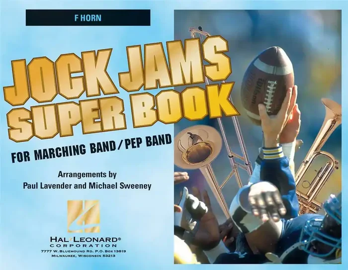 Jock Jams Super Book – F Horn (Arr. Michael Sweeney) Marching Band