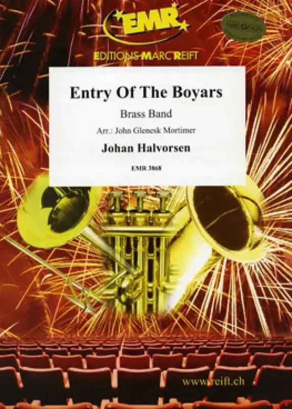 Johan Halvorsen Entry Of The Boyars (Arr. John Glenesk Mortimer) Brass Band